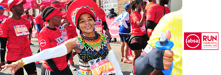 Absa RUN YOUR CITY JOBURG 10K 2024 banner